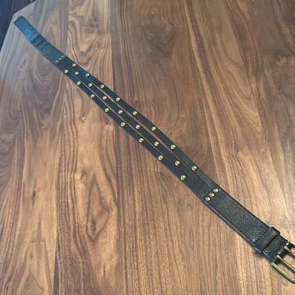 Vintage Gap Leather Belt with Grommets - Picture 6 of 8